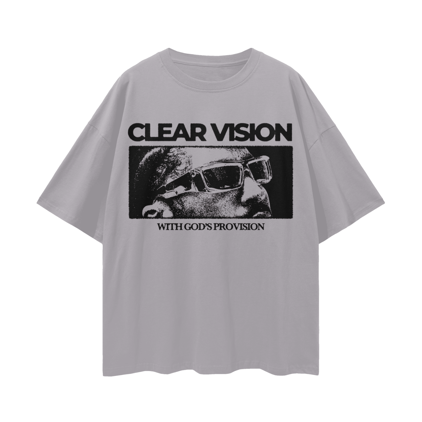 Clear vision overzised