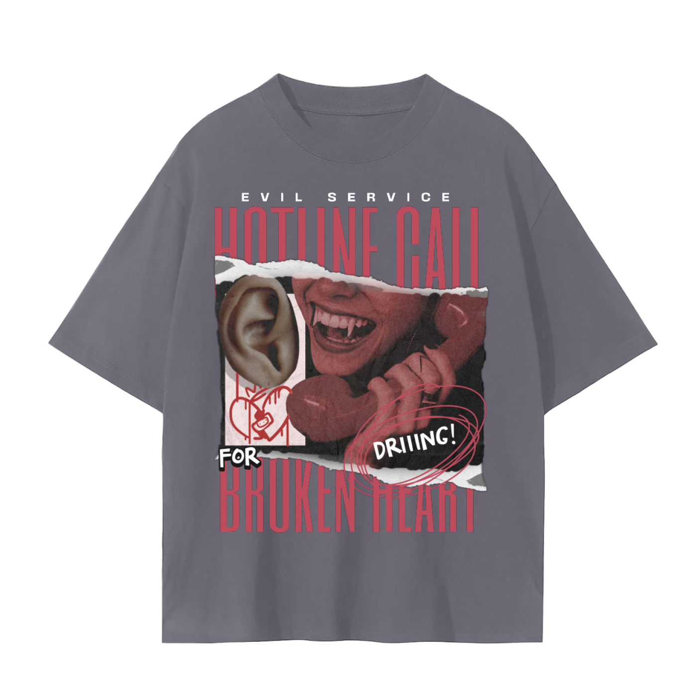 Evil service regular tee