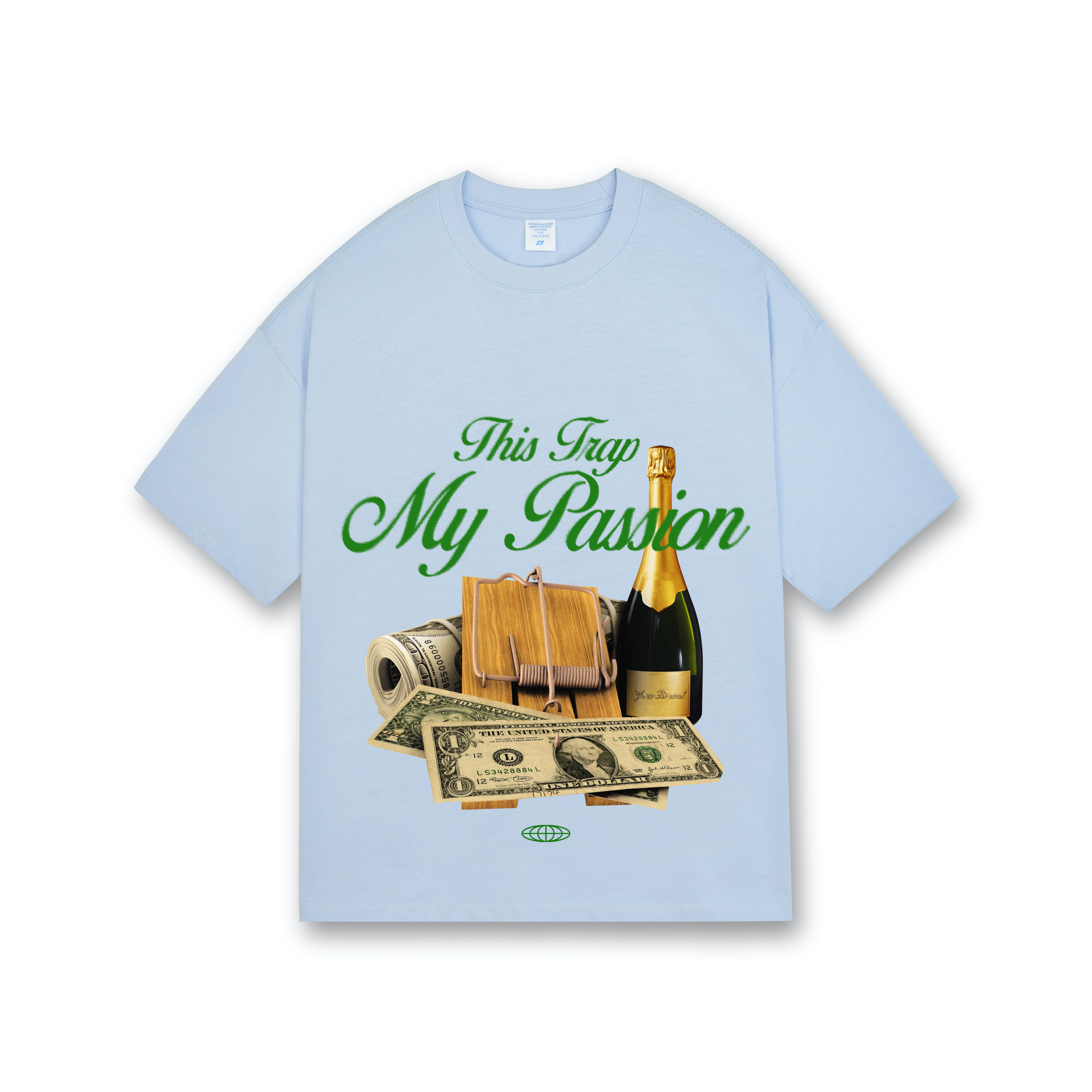 Tee extra diseño oversized my passion