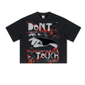 Unisex Heavyweight Short-Sleeved Oversized Cropped T-Shirt (230GSM)