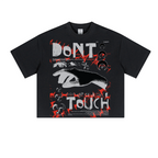 Unisex Heavyweight Short-Sleeved Oversized Cropped T-Shirt (230GSM)