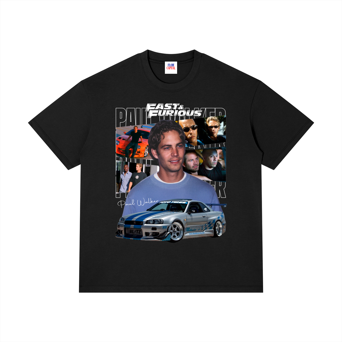 Fast & furious paul walker regular tee